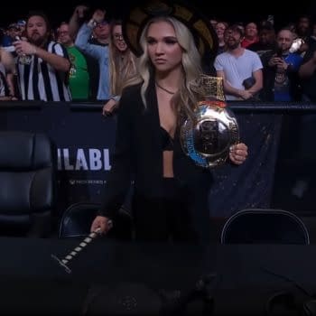 Julia Hart tolls the bell for FTR on AEW Collision